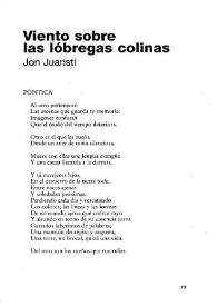 Viento sobre las lóbregas colinas
