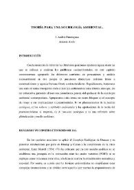 Teoría para una sociología ambiental