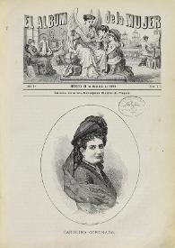 El Álbum de la Mujer : Periódico Ilustrado. Año 1, tomo 1, núm. 7, 21 de octubre de 1883