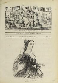 El Álbum de la Mujer : Periódico Ilustrado. Año 2, tomo 3, núm. 21, 23 de noviembre de 1884