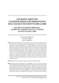 L’estranya identitat: l’alteritat sexual en «L’aprenentatge de la soledat», de David Vilaseca (2008)


