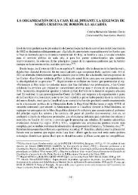 La organización de la Casa Real durante la regencia de María Cristina de Borbón: la alcaidía