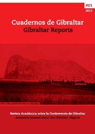 Cuadernos de Gibraltar = Gibraltar Reports. Núm. 1, 2015