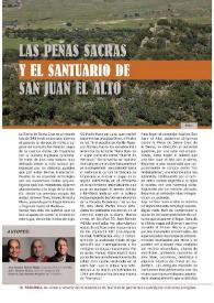 Las peñas sacras y el santuario de San Juan El Alto