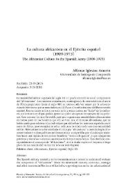 La cultura africanista en el Ejército español (1909-1975) 