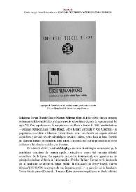 Ediciones Tercer Mundo-Tercer Mundo Editores (Bogotá, 1961-2001) [Semblanza] 