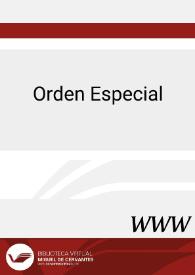 Orden Especial (1991) [Ficha de la serie de  TV]