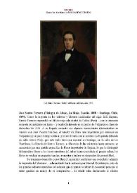 José Santos Tornero [editor] (Viniegra de Abajo, La Rioja, España, 1808 – Santiago, Chile, 1894) [Semblanza]