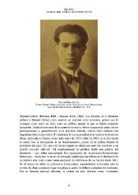 Manuel Gálvez [editor] (Paraná, 1882 – Buenos Aires, 1962) [Semblanza]
