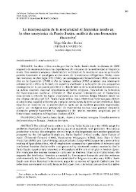 La interpretación de la modernidad al hispánismo modo en la obra ensayística de Pardo Bazán: análisis de una formación discursiva