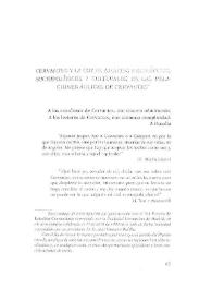 Cervantes y la Corte. Apuntes biográficos, sociopolíticos y culturales de la relaciones áulicas de Cervantes
