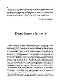 Desnudemos a la novia