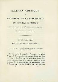 Histoire de la Géographie du Nouveau Continent, et des progrès de l'Astronomic nautique aux XVe. et XVIe. siècles : comprenant L´Histoire de la...