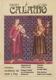 Cálamo : revista de cultura hispano-árabe. Núm. 6, julio-agosto-septiembre 1985