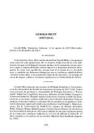 Gerold Hilty (1927-2014)