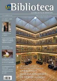 Mi biblioteca : la revista del mundo bibliotecario. Núm. 38, verano 2014