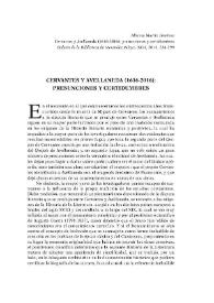 Cervantes y Avellaneda (1616-2016): presunciones y certidumbres