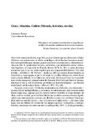 Giner, Altamira, Galdós: Historia, historias, novelas