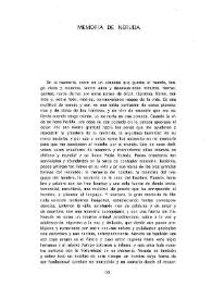 Memoria de Neruda