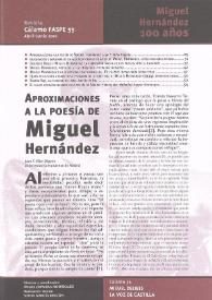 Miguel Hernández, 100 años