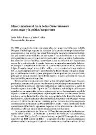 Ideas y palabras: el texto de las 'Cartas literarias a una mujer' y la poética becqueriana
