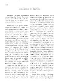 Cuadernos hispanoamericanos, núm. 636 (junio 2003). Los libros en Europa