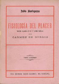 Fisiología del placer. Tomo segundo