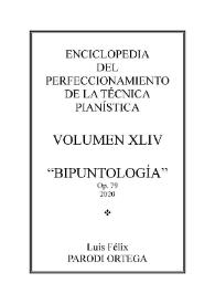 Volumen XLIV. Bipuntología, Op.79
