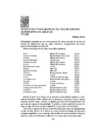 Tendencias vanguardistas del teatro español de principios del siglo XX 