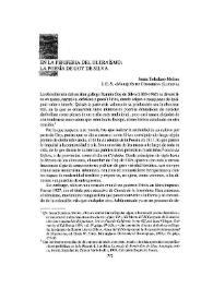 En la periferia del ultraísmo: la poesía de Goy de Silva
