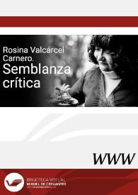 Rosina Valcárcel Carnero. Semblanza crítica