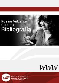 Rosina Valcárcel Carnero. Bibliografía
