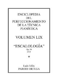 Volumen LIX. Escalología, Op.94