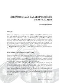Lorenzo Silva y las adaptaciones de Bevilacqua