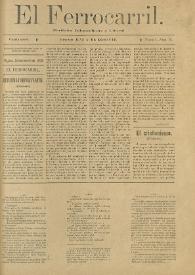 El Ferrocarril : periódico independiente y liberal. Cuarta época, tomo I, núm. 76, 22 de septiembre de 1898