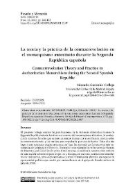 La teoría y la práctica de la contrarrevolución en el monarquismo autoritario durante la Segunda República española 

