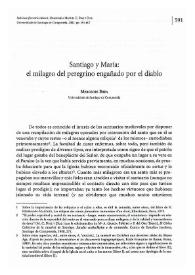 Santiago y María: el milagro del peregrino engañado por el diablo