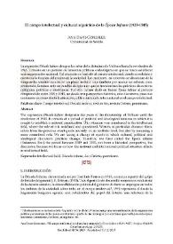 El campo intelectual y cultural argentino de la 'Época Infame' (1929-1945)
