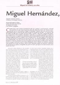Miguel Hernández, poeta de la luz