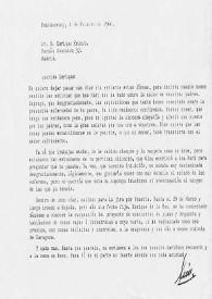 Carta mecanografiada de Galve, Luis a Enrique Franco. 1966-02-01