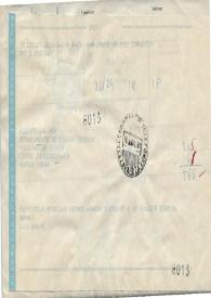 Telegrama de Galve, Luis a Alberto Galindo. 1991-04-18