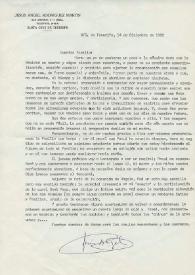 Carta mecanografiada de Rodríguez Martín, Jesús Ángel a Luis Galve. 1986-12-14