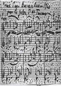 Partitura de Thiriet-André, A. L. a Luis Galve. null