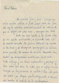 Carta manuscrita de Valencia, Pedro de a Luis Galve ; Georgina Jelicié. 1959-09-20