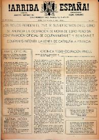 ¡Arriba España! (Manila, Filipinas). Núm. 247, 5 de noviembre de 1938