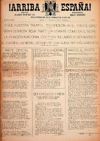 ¡Arriba España! (Manila, Filipinas). Núm. 250, 9 de noviembre de 1938