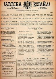 ¡Arriba España! (Manila, Filipinas). Núm. 266, 9 de diciembre de 1938