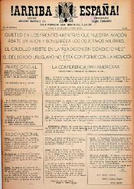 ¡Arriba España! (Manila, Filipinas). Núm. 273, 17 de diciembre de 1938