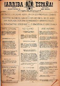 ¡Arriba España! (Manila, Filipinas). Núm. 277, 22 de diciembre de 1938