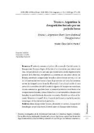 Yrusta v. Argentina: la desaparción forzada por un período breve